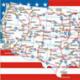 Лучшие штаты для жизни в америке Америка карта городов и штатов на русском языке